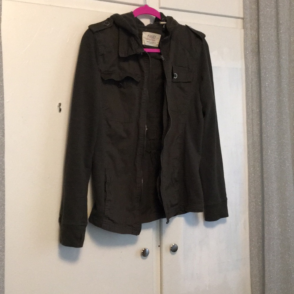 Dark green coat